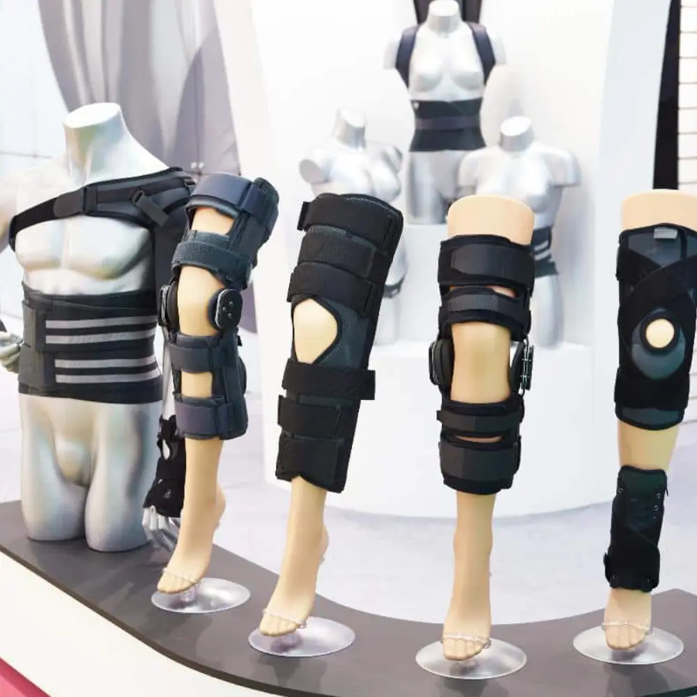 Pic of Different Knee Braces